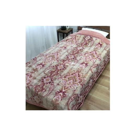 ふるさと納税 タオル・寝具 毛布 大阪府 和泉市 ダブルサイズ 暖かふんわりアクリルマイヤー2枚合わせ毛布 ピンク1枚 M-87611-PI 1506800_4