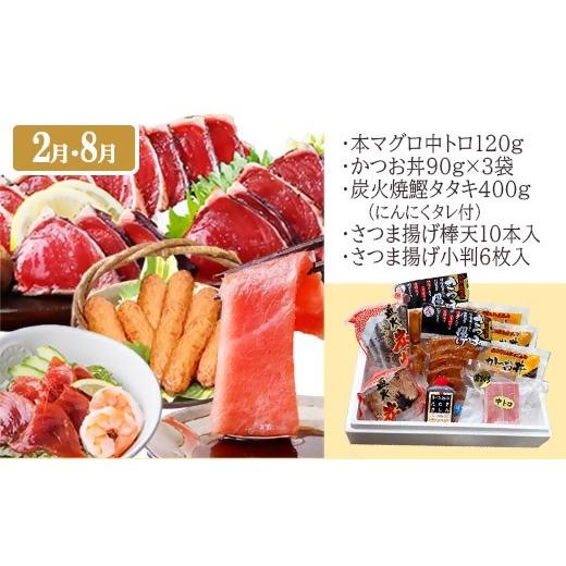 ふるさと納税 マグロ 鹿児島県 枕崎市 枕崎・お魚よりどり詰め合わせ定期便(6回配送) FF-6005_ 定期便 魚 鰹 かつお マグロ 鮪 カツオのたたき 人気 おすすめ…の画像