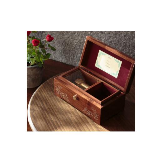 ふるさと納税 楽器 長野県 下諏訪町 009-012 30弁鏡面仕上げオルゴール(ウォールナット) ウォールナット