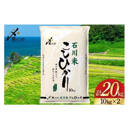 ふるさと納税 米 コシヒカリ 石川県 宝達志水町 期間限定発送 米 令和7年 石川県産 石川米こしひかり 穂立 20kg (10kg ×2袋) 中橋商事 饗のこめ (あえのこ…