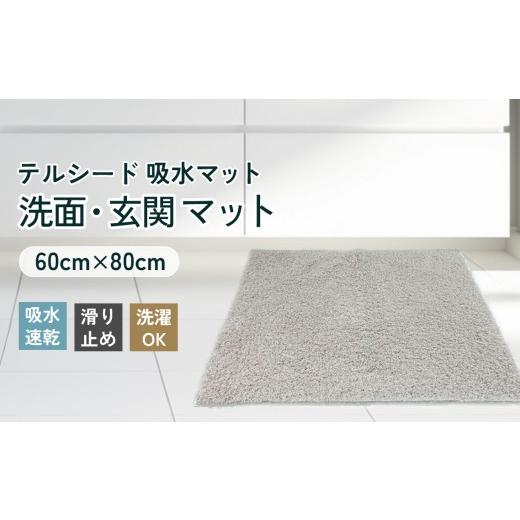 ふるさと納税 雑貨・日用品 大阪府 大阪狭山市 吸水マット (洗面・玄関用) テルシード / 洗面所 玄関 フロアマット 速乾 足ふき 吸水力 高吸水 さらっと感 …