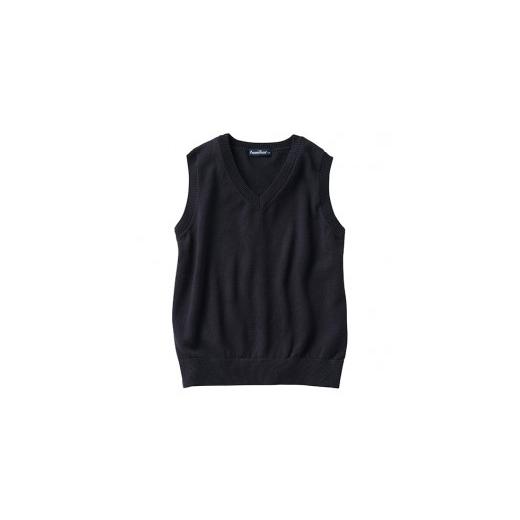 ふるさと納税 服 男 山梨県 南アルプス市 6-148 ファミリア Vネックベスト 綿100% ネイビー 140cm ALPEB021-NV-140 ネイビー 140cm