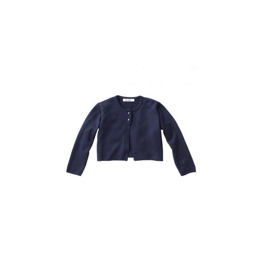 ふるさと納税 服 男 山梨県 南アルプス市 6-157 ファミリア ポレロ　毛50％　アクリル50％　 ネイビー　１００ｃｍ　ALPEB030-NV-100 ネイビー　１００ｃｍ_1