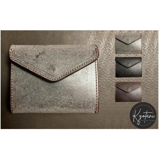 ふるさと納税 財布 京都府 亀岡市 ブラック 財布 高級ブライドルレザー・ミニウォレット カラー3色 ダークブラウン ブラック バーガンディ |革 革製品 ミニ…