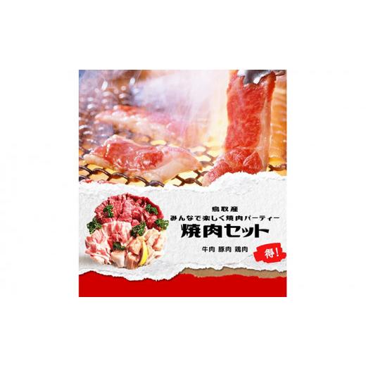 ふるさと納税 牛肉 焼肉・バーベキュー 鳥取県 - 鳥取県産　焼肉セット ２kg(６?８人前) 牛肉 豚肉 鶏肉 焼き肉 バーベキュー BBQ ファミリーセット_T2600252_3