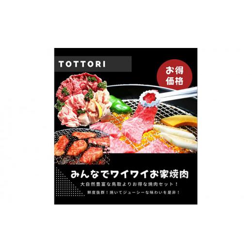 ふるさと納税 牛肉 焼肉・バーベキュー 鳥取県 - 鳥取県産　焼肉セット ２kg(６?８人前) 牛肉 豚肉 鶏肉 焼き肉 バーベキュー BBQ ファミリーセット_T2600252_4
