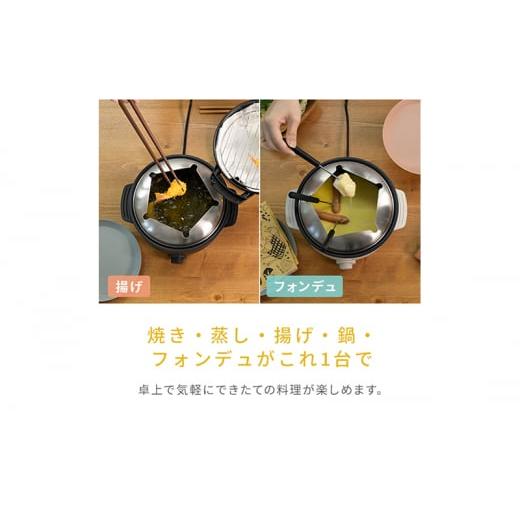 ふるさと納税 キッチン家電 岐阜県 中津川市 卓上電気小鍋 デキタテポット R7J71 YMCP-S650(B) F4N-2539