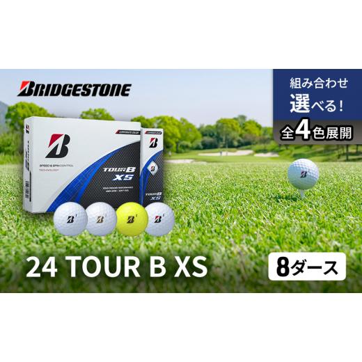 ふるさと納税 雑貨・日用品 千葉県 市原市 ゴルフ 24 TOUR BXS 8ダース ゴルフボール ボール ブリヂストン ダース セット ホワイト(WH)パールホワイト(PW)…