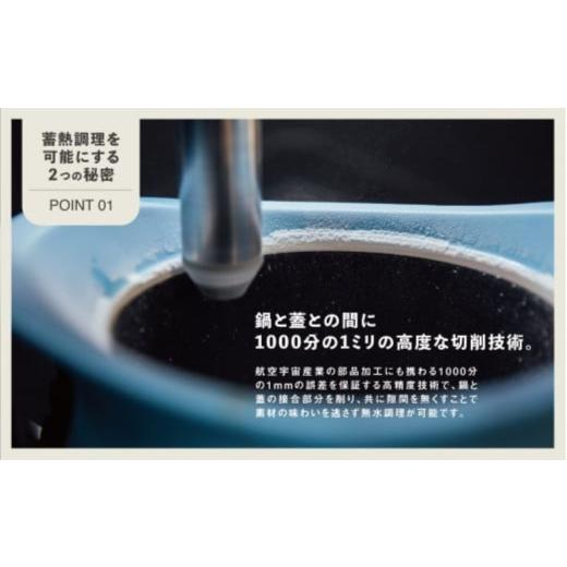 ふるさと納税 雑貨・日用品 三重県 四日市市 best pot（ベストポット）20cm インディゴブルー インディゴブルーの画像