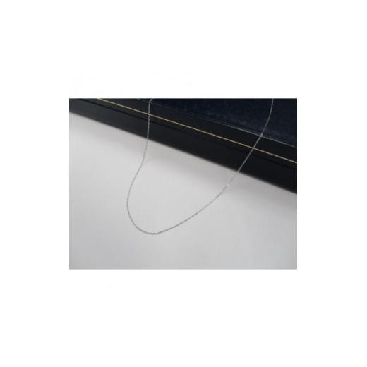 ふるさと納税 アクセサリー ネックレス 山梨県 甲府市 甲府ジュエリー K18WG小豆チェーンネックレス（30）_3