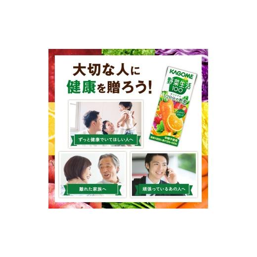 ふるさと納税 フルーツジュース飲み料 やさい 長野県 富士見町  定期便 2ヶ月 カゴメ 蔬菜生きて行く100 事あたらしい 200ml 72本×2回 蔬菜清涼飲料水 紙風呂敷き包み 定期便 1食分の蔬菜 砂…