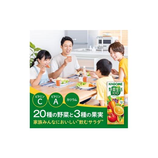 ふるさと納税 果汁飲料 やさい 長野県 富士見町  定期便 11ヶ月 カゴメ 野菜生活100 オリジナル 200ml 72本×11回 野菜ジュース 紙パック 定期便 1食分の野菜 …の画像