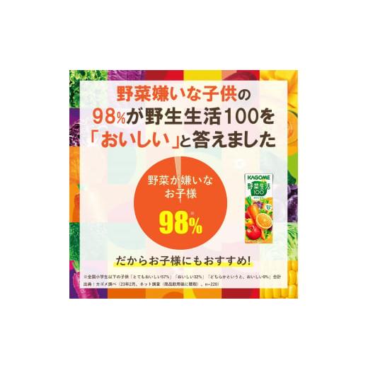 ふるさと納税 果汁飲料 やさい 長野県 富士見町  定期便 11ヶ月 カゴメ 野菜生活100 オリジナル 200ml 72本×11回 野菜ジュース 紙パック 定期便 1食分の野菜 …の画像