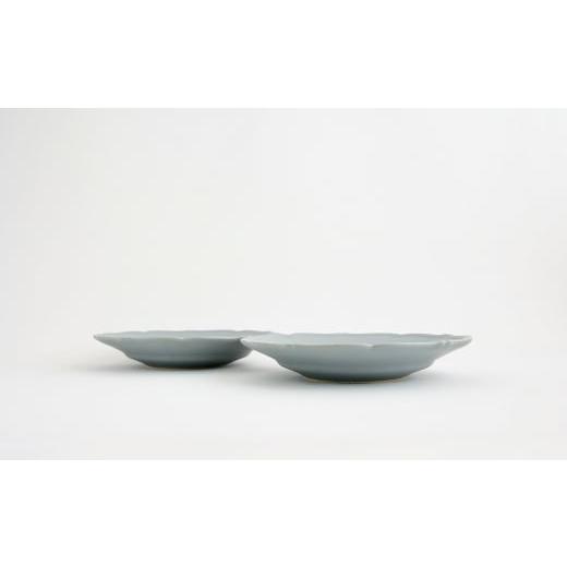 ふるさと納税 食器・グラス 皿 兵庫県 淡路市 Awabi ware 輪花皿M ペア