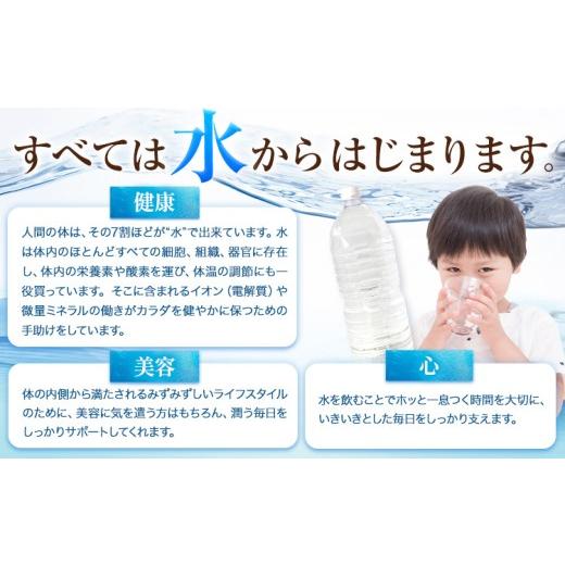 ふるさと納税 水・ミネラルウォーター 1L〜2L 熊本県 玉東町  3ヶ月定期便 熊本イオン純天然水 ラベルレス 2L×20本 《お申込み翌月から出荷》2l 水 飲料水 ナ…の画像