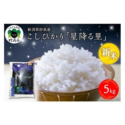 ふるさと納税 米 コシヒカリ 新潟県 妙高市 2025年12月下旬発送 令和7年産 新潟県妙高産こしひかり「星降る里」5kg 2025年12月下旬発送