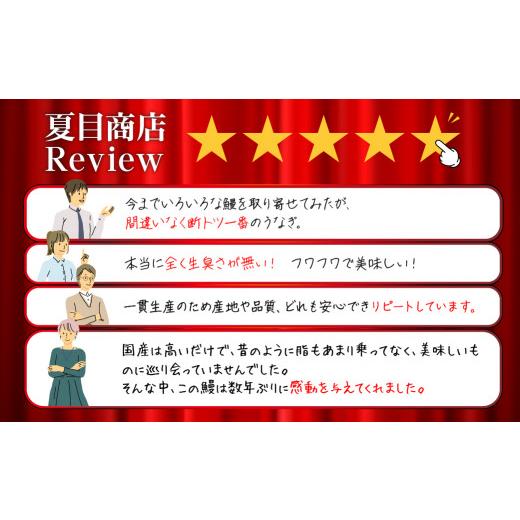 ふるさと納税 うなぎ 愛知県 豊橋市 通常お届け 極上 豊橋うなぎ 紅白セット 3尾 蒲焼 2尾 白焼 1尾 夏目商店 通常お届け_5