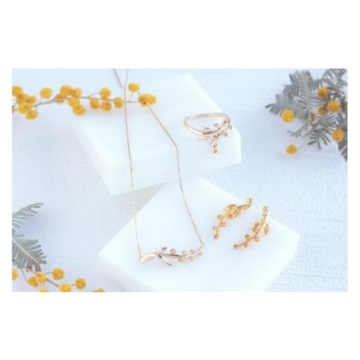 ふるさと納税 アクセサリー リング 神奈川県 藤沢市 Mimosa K10 シトリン Pinky Ring レディース ジュエリー アクセサリー 1号〜9号 指輪 ゆびわ ピンキー り…の画像