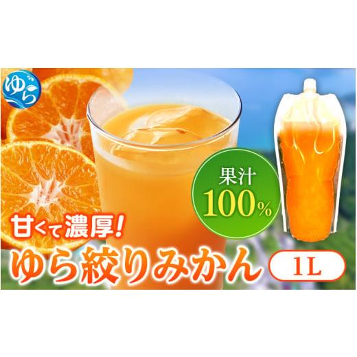 ふるさと納税 果汁飲料 みかん 和歌山県 由良町 みかんジュース1000ml×15本「ゆら絞り みかん」 安心。 お子さんにぜひ fmlb025_1