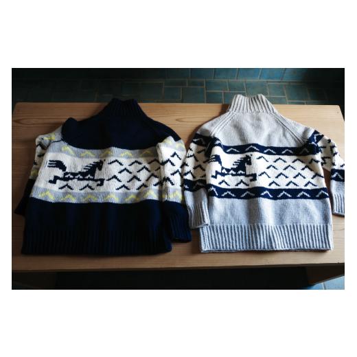 ふるさと納税 服 宮城県 気仙沼市  気仙沼ニッティング ユニコーン ネイビー×メンズフリー 気仙沼ニッティング 宮城県 気仙沼市 20564535-4 ネイビー×メンズ…_6