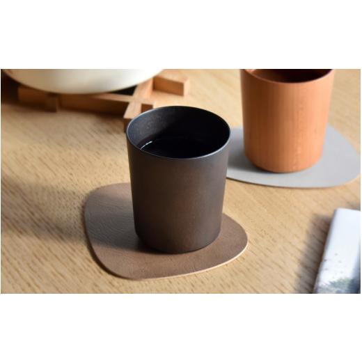 ふるさと納税 文房具・玩具 福井県 鯖江市 Hacoa 食卓に温もりを添える天然木チェリーのコップ ダークブラウン「Wooden Cup」 C-06102b /カップ 230ml コ…