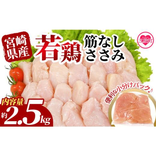 ふるさと納税 鶏肉 ささみ 宮崎県 三股町 宮崎県産若鶏筋なしささみ 約2.5kg レビューキャンペーン 国産 鶏 肉 精肉 ささみ ささみ肉 筋なし 使いやすい パッ…