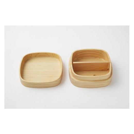 ふるさと納税 食器・グラス 弁当箱 和歌山県 海南市  紀州桧弁当箱 タイプVM NA ナノコート 弁当包みセット オハナ TN150 オハナ |  | 02