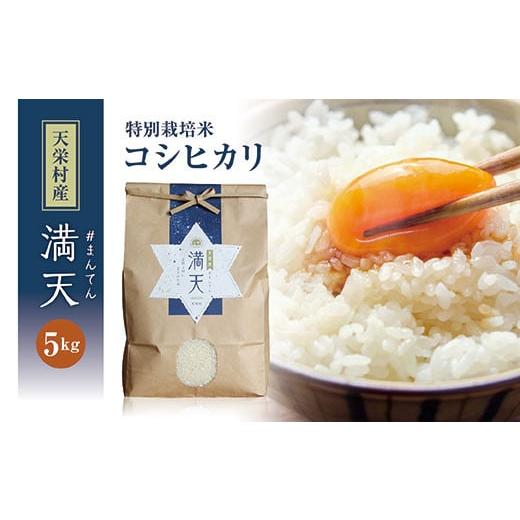 ふるさと納税 米 コシヒカリ 福島県 天栄村 「満天」特別栽培米 コシヒカリ 5kg 白米 精米 米 コメ 天栄米 天栄村 F21T-416