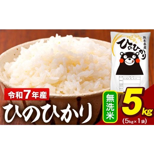 ふるさと納税 米 ヒノヒカリ 熊本県 大津町 令和7年産 無洗米 米 ひのひかり 5kg[7-14日以内に出荷予定(土日祝除く)]熊本県 大津町 国産 熊本県産 無洗米 精…