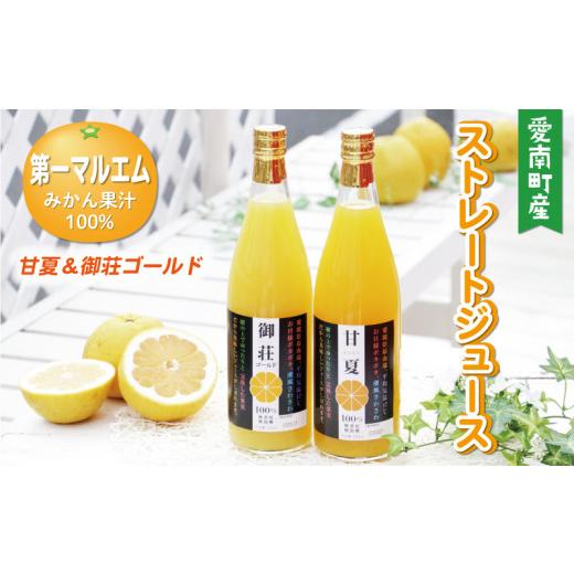 ふるさと納税 果汁飲料 みかん 愛媛県 愛南町 第一マルエムのストレートジュース2種詰め合わせ 甘夏 御荘ゴールド(河内晩柑) ストレートジュース 果汁100% 72…
