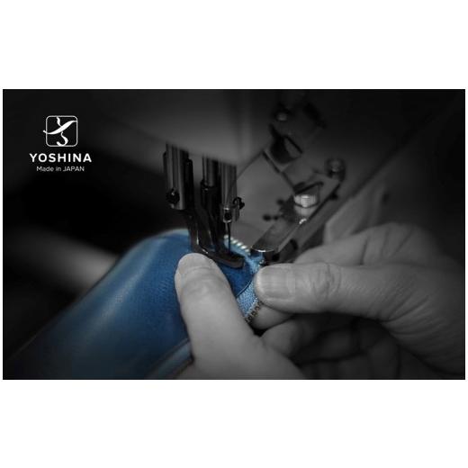 ふるさと納税 財布 千葉県 松戸市  YOSHINA ラウンドファスナー長財布(サファイヤブルー) サファイヤブルーの画像