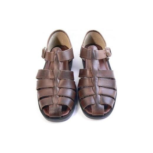 ふるさと納税 靴・スリッパ・下駄 徳島県 徳島市 日本製 牛革グルカサンダル ダークブラウン メンズ用 サイズLL LLサイズ