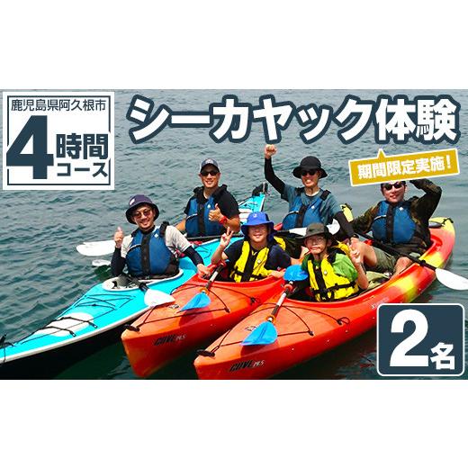 ふるさと納税 体験チケット 鹿児島県 阿久根市 期間限定実施 シーカヤック体験チケット(4時間/2名) 阿久根 シーカヤック アウトドア アクティビティ 自然 体…