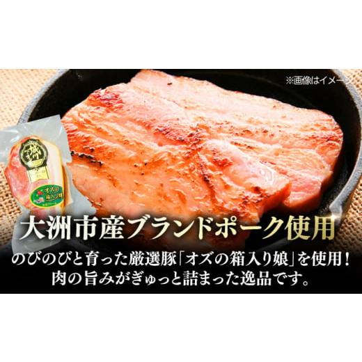 ふるさと納税 肉 ハム 愛媛県 大洲市 加工肉 全12回定期便 ベーコンブロック ×10ケ 合計1800g ブランドポーク『オズの箱入り娘』使用 にく 肉 お肉 豚肉 ぶた…_3