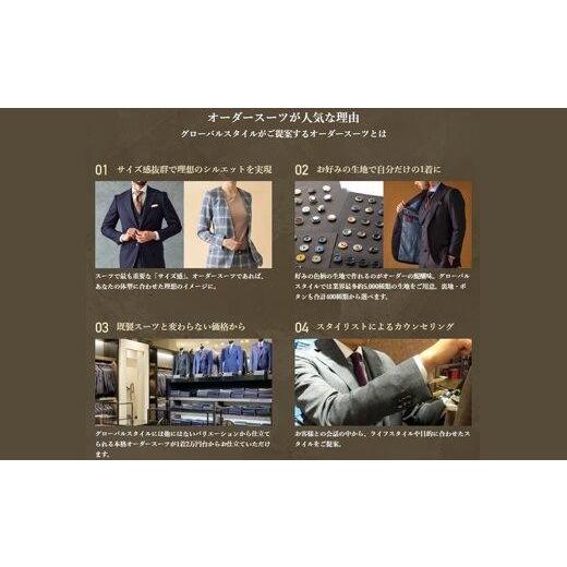 ふるさと納税 服 鳥取県 鳥取市 GINZA Global Style オーダースーツ商品券（30000円券）の画像