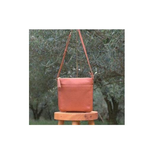 ふるさと納税 カバン ショルダーバッグ 香川県 高松市 オリーブレザー 縦ショルダーバッグ キャメル キャメル