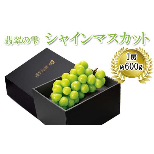 ふるさと納税 ぶどう マスカット 島根県 安来市 <翡翠の雫> シャインマスカット 1房 約600g×1 JU米子?島屋選定品 ギフト 高級 2026 予約 ぶどう 皮ごと…
