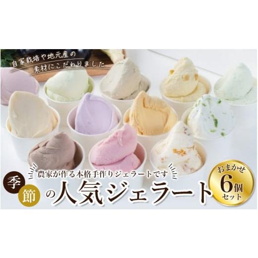 ふるさと納税 アイス・ヨーグルト ジェラート 和歌山県 紀美野町 キミノーカ選りすぐり ジェラート6個セット 4月発送 / ジェラート アイス アイスクリーム …