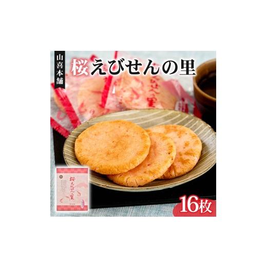 ふるさと納税 エビ 静岡県 藤枝市 せんべい 桜えびせんの里 16枚 のし