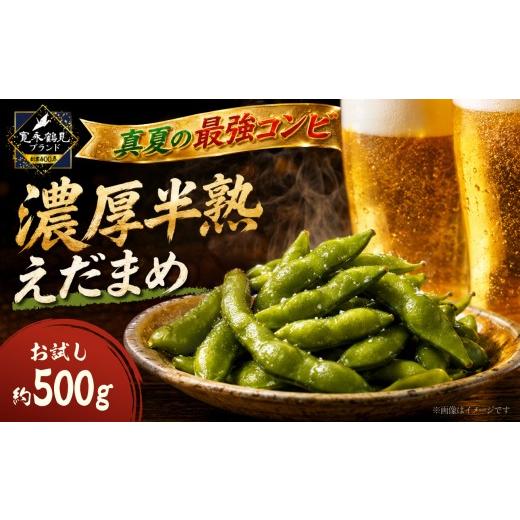 ふるさと納税 豆類 枝豆 神奈川県 横浜市 熱狂的リピーター続出中 ギリギリまで完熟させた濃厚半熟えだまめお試し約500g 神奈川県 横浜市 野菜 やさい 食品 …