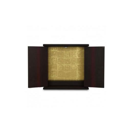 ふるさと納税 雑貨・日用品 和歌山県 上富田町 タツクラフト 紀州塗り ミニ仏壇 大 黒柿 木目 Tk283の画像