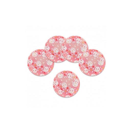 ふるさと納税 雑貨・日用品 和歌山県 上富田町 タツクラフト 友禅和紙コースター 5枚セット 桜 雪うさぎ Tk348 桜 雪うさぎ