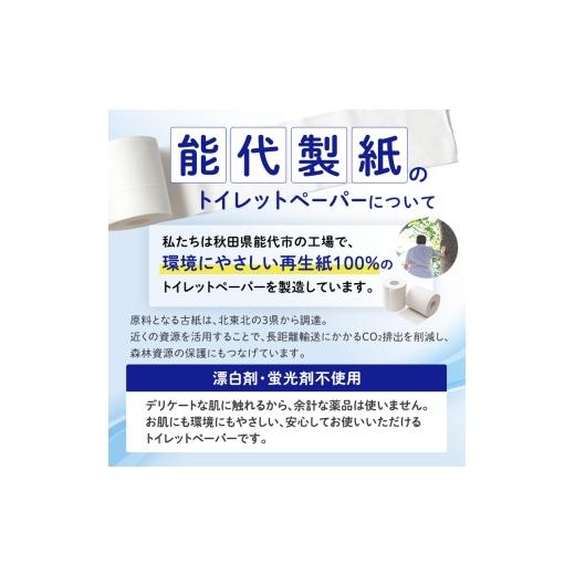 ふるさと納税 雑貨・日用品 秋田県 能代市 トイレットペーパー 白神の風 ソフトタイプ シングル 65m 100個の画像