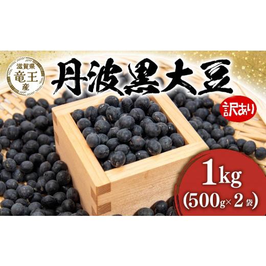 ふるさと納税 豆類 大豆 滋賀県 竜王町 令和7年産 黒豆 丹波黒 訳あり 1kg ( 500g × 2袋 ) 予約 キズ 傷 割れ シワ 変形 丹波黒 豆 くろまめ だいず 大豆 滋…