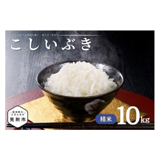 ふるさと納税 米 新潟県 見附市 令和7年産 新潟県産 こしいぶき 10kg 精米 お米 白米 おすすめ 人気 こめ コメ 新潟 見附 見附市 7年 2025年産 ふるさと納税 …_1