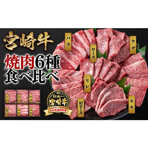 ふるさと納税 牛肉 焼肉・バーベキュー 宮崎県 西都市 宮崎牛 6種盛り焼肉 食べ比べセット600g 4等級以上 国産牛 肉 ブランド牛 ミヤチク 内閣総理大臣賞4連覇…