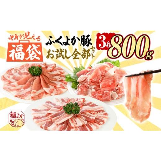 ふるさと納税 豚肉 セット 福岡県 田川市 福袋 豚肉 ふくよか豚 精肉詰め合わせセット 豚肉 しゃぶしゃぶ 焼肉 切り落とし B ふくよか豚 お試し全部セット ロ…