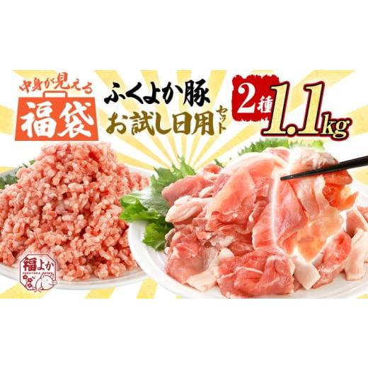 ふるさと納税 豚肉 セット 福岡県 田川市 福袋 豚肉 ふくよか豚 精肉詰め合わせセット 豚肉 切り落とし ミンチ C ふくよか豚 お試し日用セット 小分け ブタ肉 …