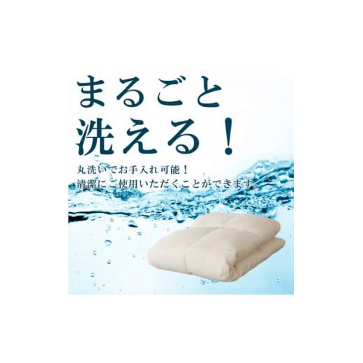 ふるさと納税 タオル・寝具 掛け布団 山梨県 山梨市 洗える羽毛布団 肌掛け布団(シングル)日本製 洗濯できる 防ダニ 春夏秋冬 甲州羽毛ふとん _ 布団 ふとん …_3