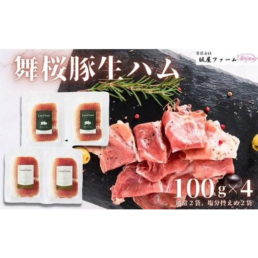 ふるさと納税 肉 ハム 鹿児島県 錦江町 No. 1421舞桜豚の生ハム(2種セット)100g×4袋